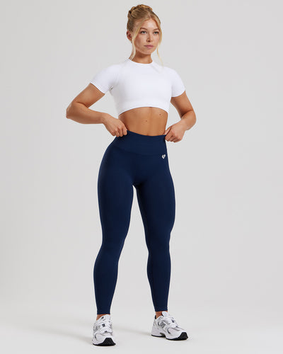 Power High Waist Leggings - Sapphire Blue | Women's Best Power High Waist Leggings - Sapphire Blue | Women's Best