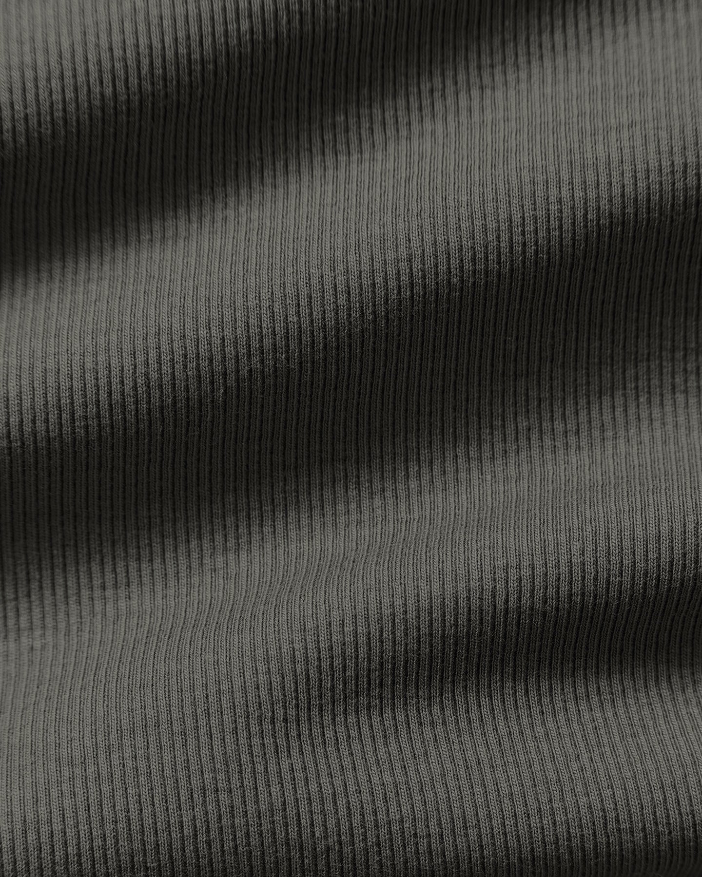 Comfort Ribbed Cropped T-Shirt | Slate Grey (5/6)