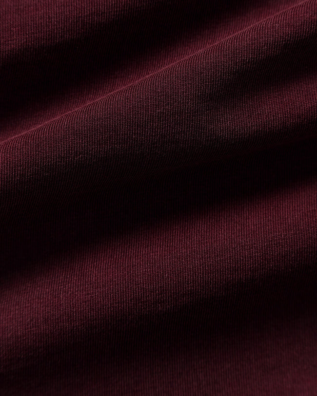 Oversized Short Sleeve Shirt in Vintage Merlot | Women's Best US