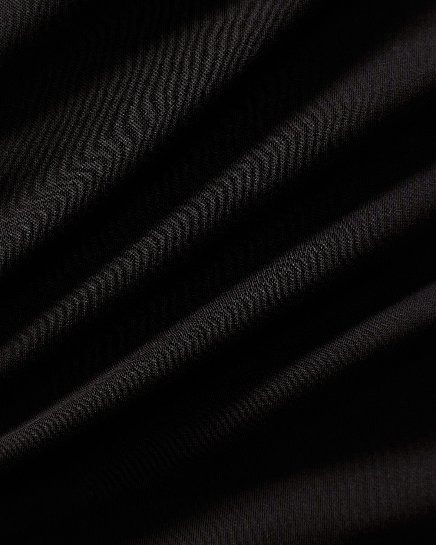 Cotton Contour Fold Over Straight Leg Pants | Black