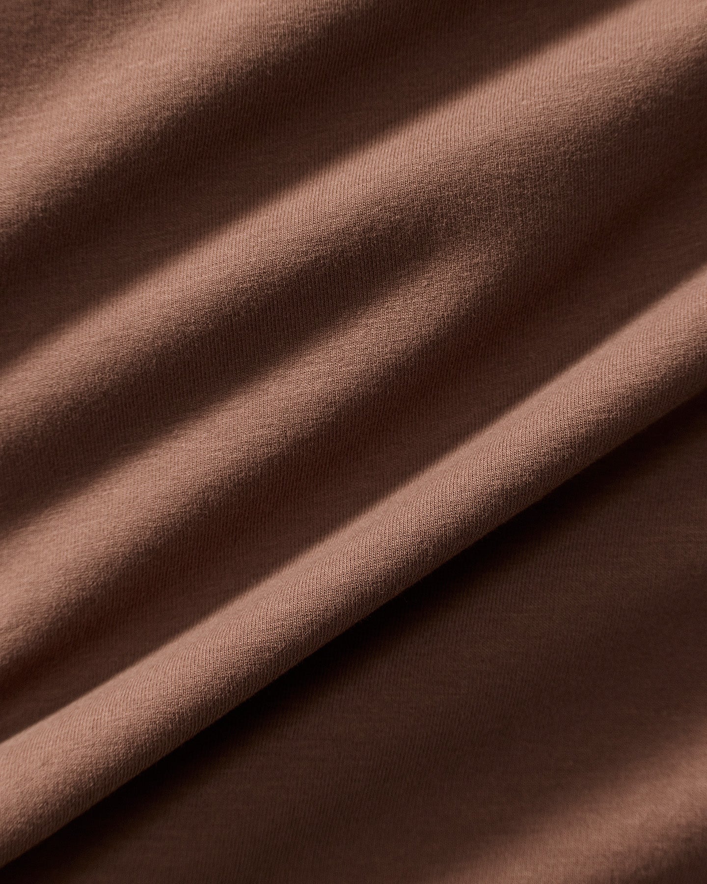 Cotton Contour Long Sleeve T-Shirt | Mocha