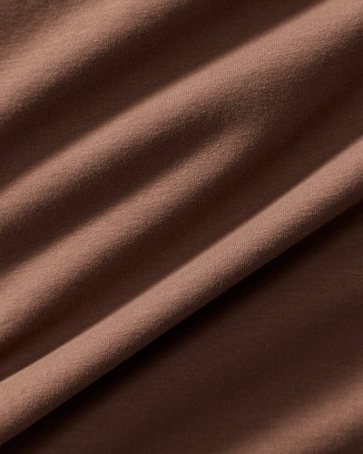 Cotton Contour Long Sleeve T-Shirt | Mocha