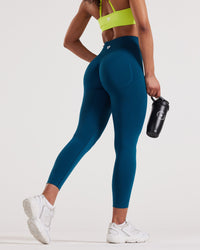 Define Scrunch Seamless 7/8 Leggings | Teal