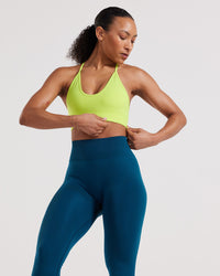 Define Seamless Racer Back Bra | Cyber Lime