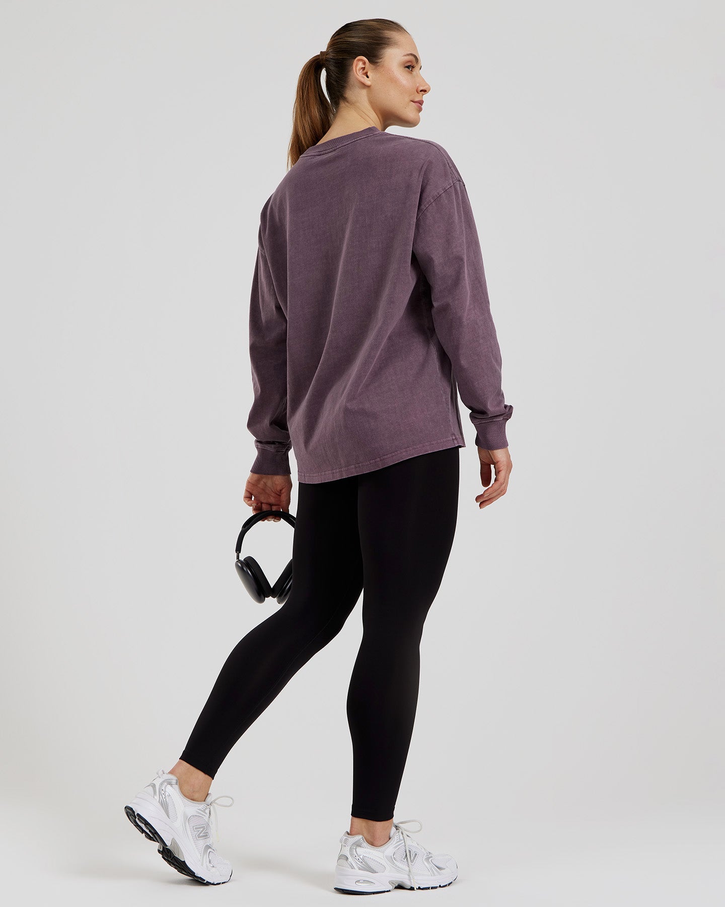 Comfort Oversized Long Sleeve T-Shirt | Vintage Dusk
