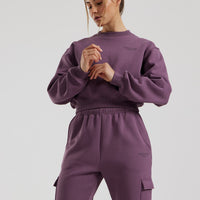 Comfort Cropped Crew Neck | Dusk