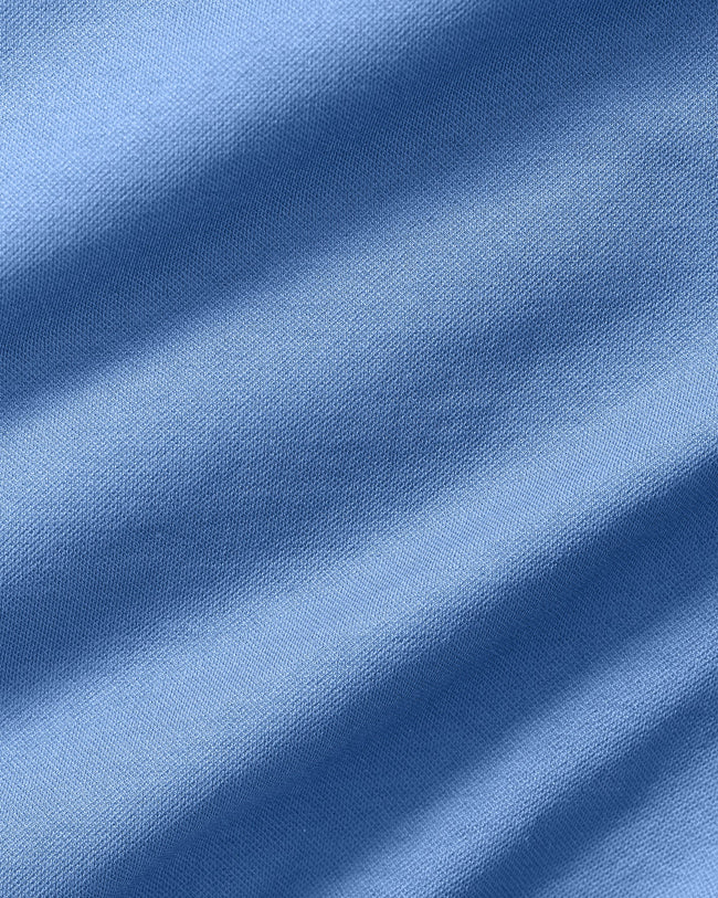 Power Halter Neck Bra | Chambray Blue