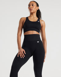 Power Seamless Leggings | Black