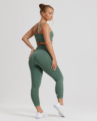 Power Seamless 7/8 Leggings | Sage