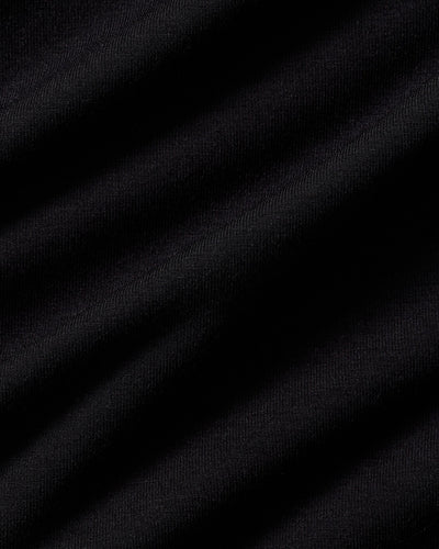 Smooth Contour Midi Short Sleeve T-Shirt | Black