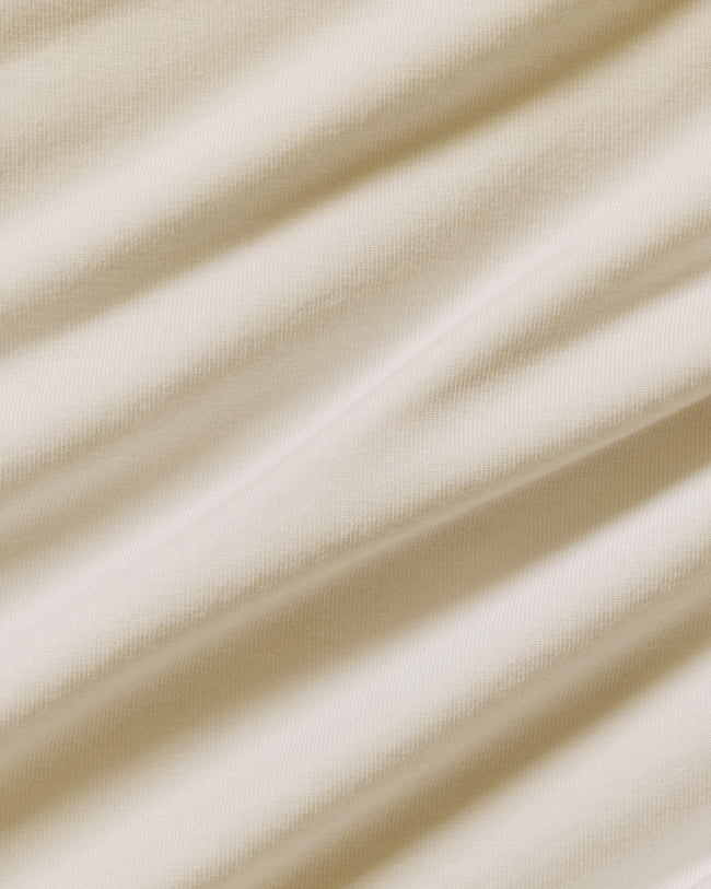 Smooth Contour Long Sleeve Reversible T-Shirt | Coconut White