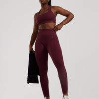 Motion Seamless Leggings | Dark Cherry