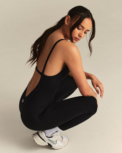 Define 2.0 Seamless Scrunch Unitard | Black