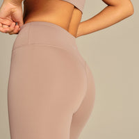 Essential High Waist Leggings | Mauve Taupe