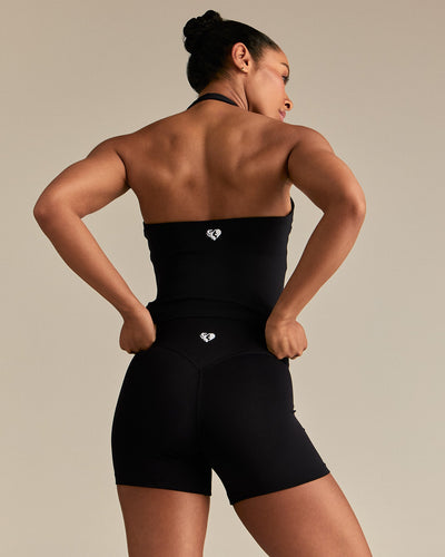 Essential Halter Tank | Black