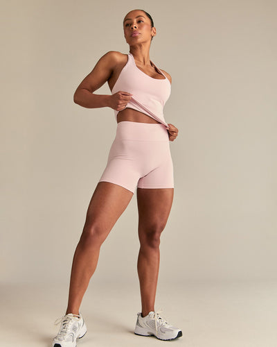 Essential Halter Tank | Ballet Pink