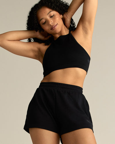 Motion Seamless Racer Front Bra | Black