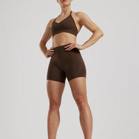 Define 2.0 Seamless Halter Neck Bra | Cocoa