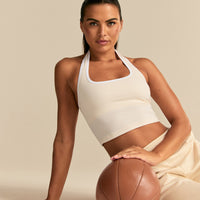 Comfort Halter Tank | Off White