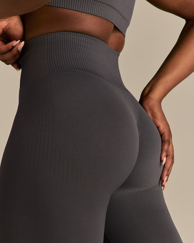 Power Seamless Scrunch Leggings | Graphite