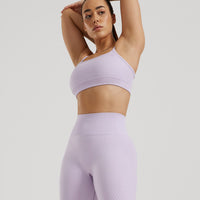 Motion Seamless Straight Neck Bra | Cool Lilac