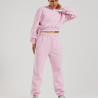 Comfort Cropped Crew Neck | Quartz