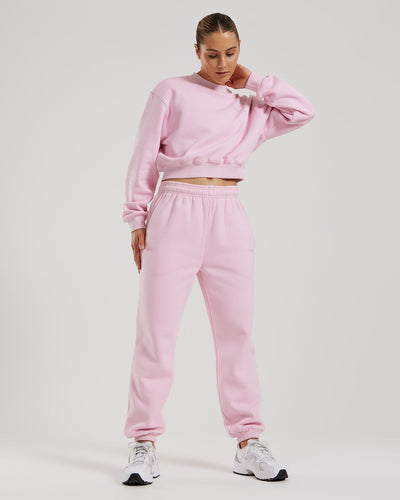 Comfort Cropped Crew Neck | Quartz