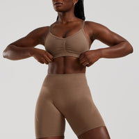 Define 2.0 Seamless Scrunch Bralette | Caribou