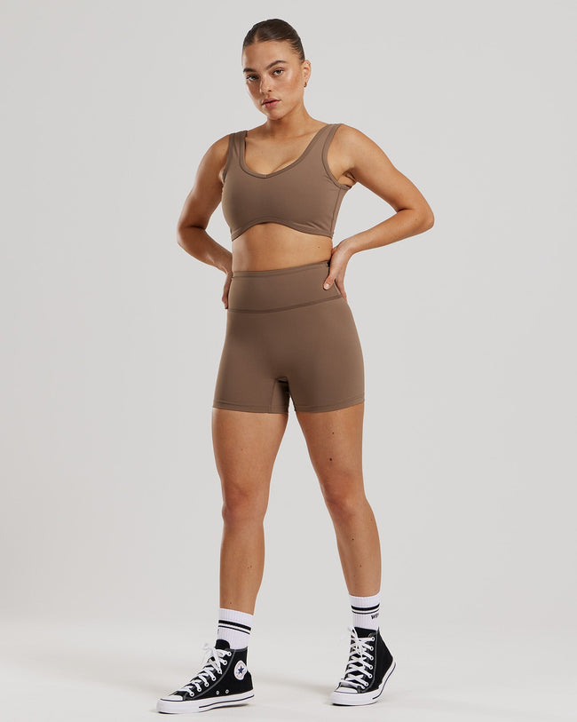 Essential High Waist Shorts | Caribou