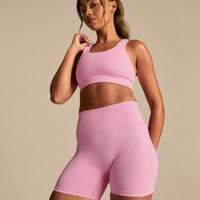 Power Adjustable Sports Bra | Candy Pink (6/6)