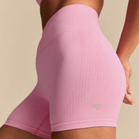 Power Enhanced High Waist Shorts | Candy Pink (6/6)