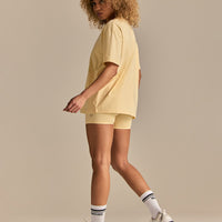 Comfort WB Logo Oversized Short Sleeve T-Shirt | Buttercup