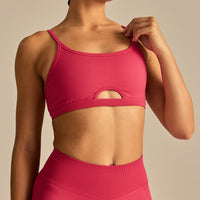 Emphasize Peek-A-Boo Bra | Watermelon