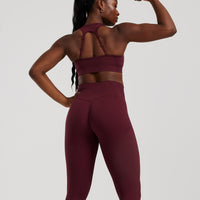 Motion Seamless Leggings | Dark Cherry