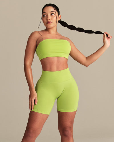 Define 2.0 Seamless Low Back Shorts | Lime Punch