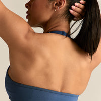 Motion Seamless Halter Bra | Blueberry
