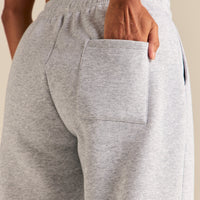 Comfort Sports Club Joggers | Silver Grey Marl