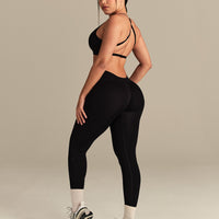 Define 2.0 Seamless Cross Back Bra | Black