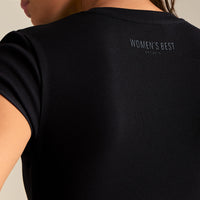 Comfort Graphic Ribbed Baby T-Shirt | Black