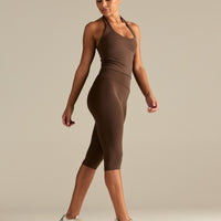 Essential Halter Tank | Cocoa