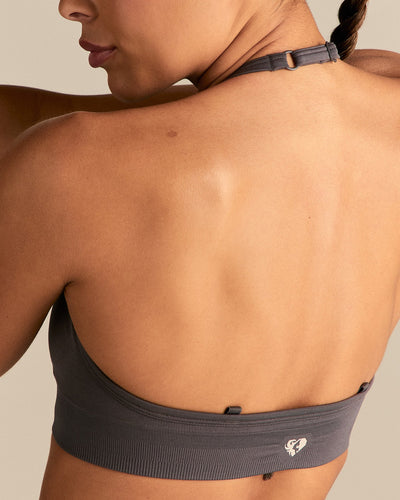 Define 2.0 Halter Neck Bra | Slate Grey L Define 2.0 Halter Neck Bra | Slate Grey L