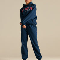 Comfort Oversized PWR Hoodie | True Navy