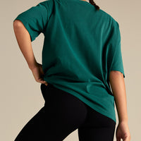Comfort Oversized Short Sleeve T-Shirt | Vintage Midnight Green