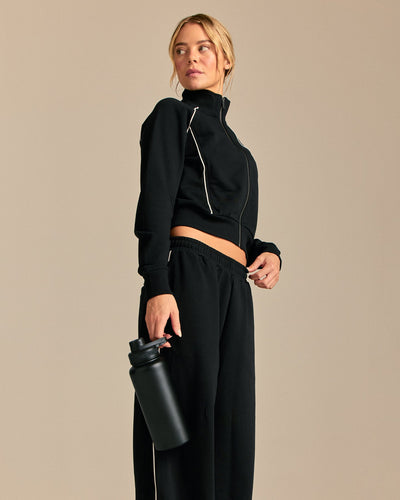 Comfort Lightweight Zip Through Jacket | Black (6/6)