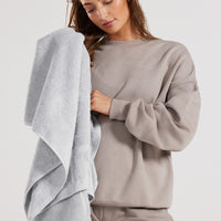 Large Sweat Towel | Silver Grey
