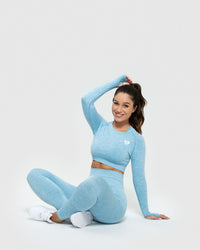 Women’s XL Zen Blue Long Sleeve Top, Yoga Top, Gaiam, NWT