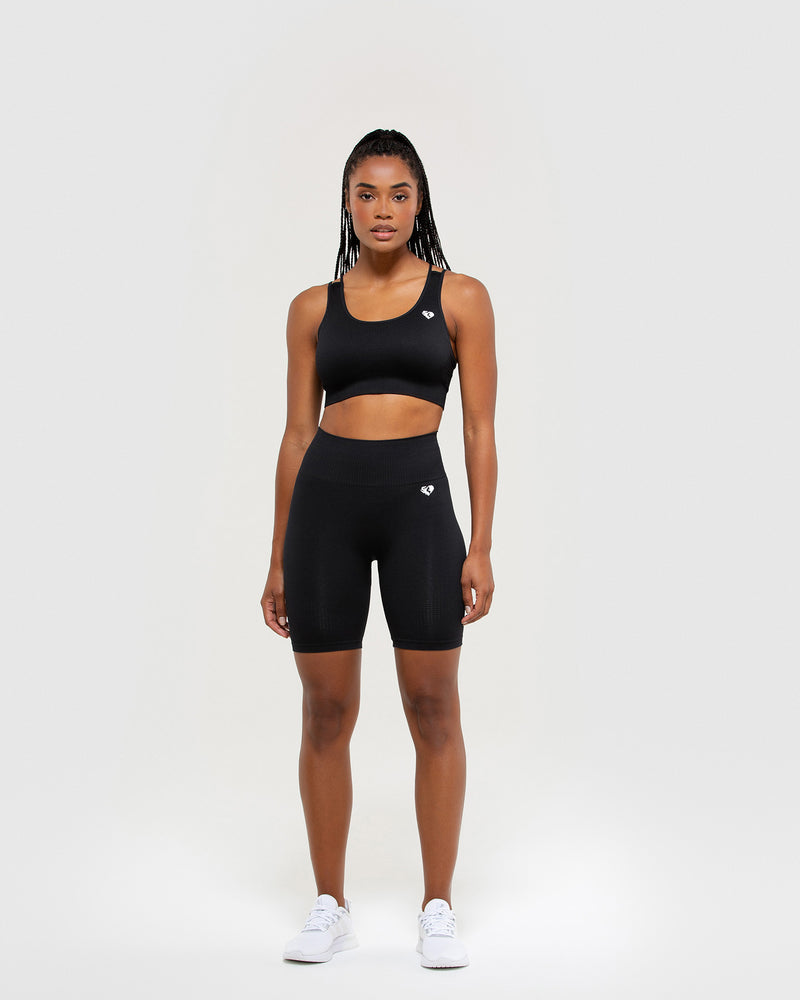 Power Seamless Cycling Shorts Black | Women's Best US