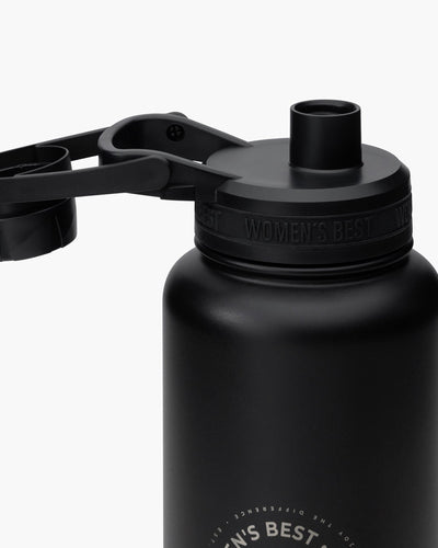 Stainless Steel Sports Bottle | Black