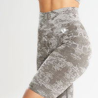 Camo Seamless Cycling Shorts | Green