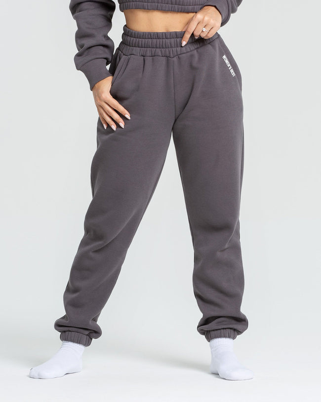 Charcoal gray joggers clearance